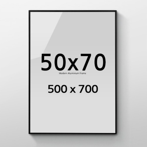 경사 프레임 50x70 알루미늄 액자 인테리어 포스터용