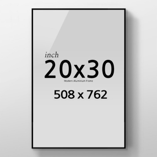 경사 프레임 R20x30 인치 알루미늄 액자 인테리어 포스터용