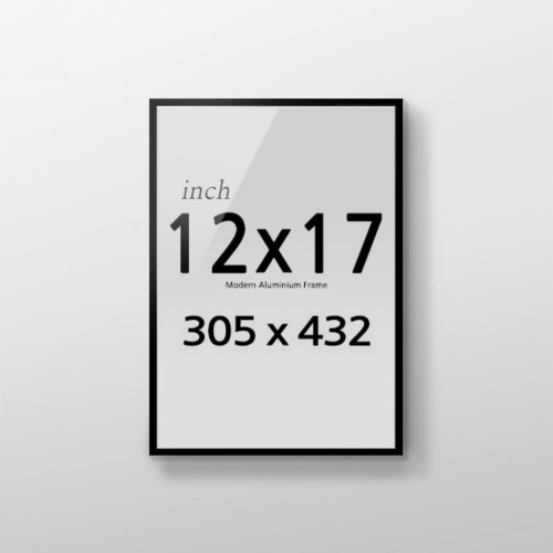 경사 프레임 R12x17 인치 알루미늄 액자 인테리어 포스터용