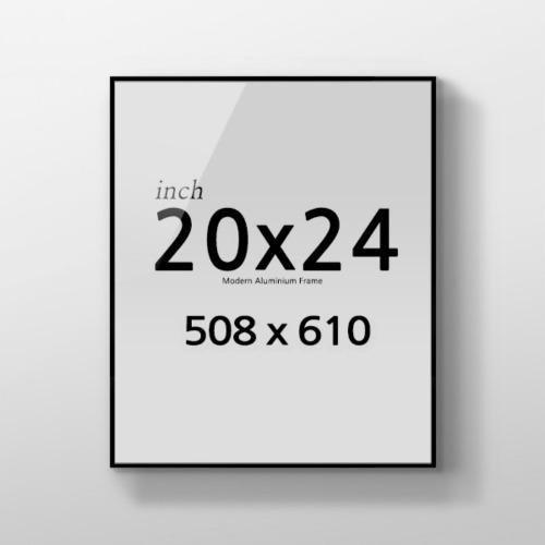 경사 프레임 R20x24 인치 알루미늄 액자 인테리어 포스터용