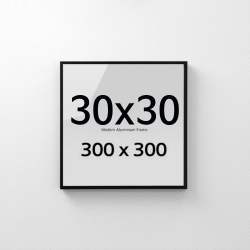 경사 프레임 30x30 정사각 알루미늄 액자 인테리어 포스터용