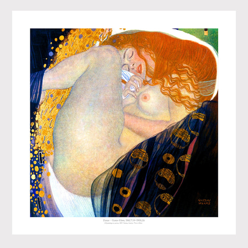 구스타프 클림트 다나에 명화 포스터 출력 60x60