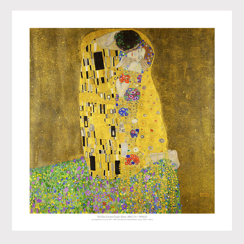 구스타프 클림트 키스 명화 포스터 출력 60x60