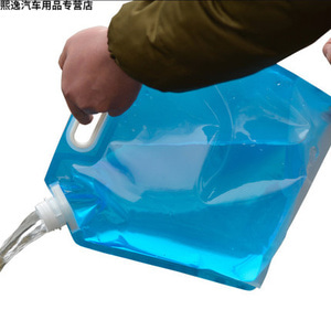 야외 캠핑 용품 휴대용 플라스틱 양동이 여행 접이식 물 가방 대용량 주전자 식수 P1526