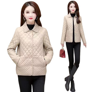 Qruiweiyi 여성 퀄트 코트 파카 패딩 겨울 재킷 2023 가을 패션
