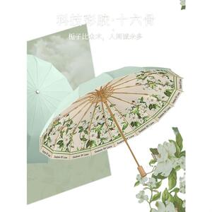 20대양산 자외선차단 우산겸용 접이식 꽃무늬양산