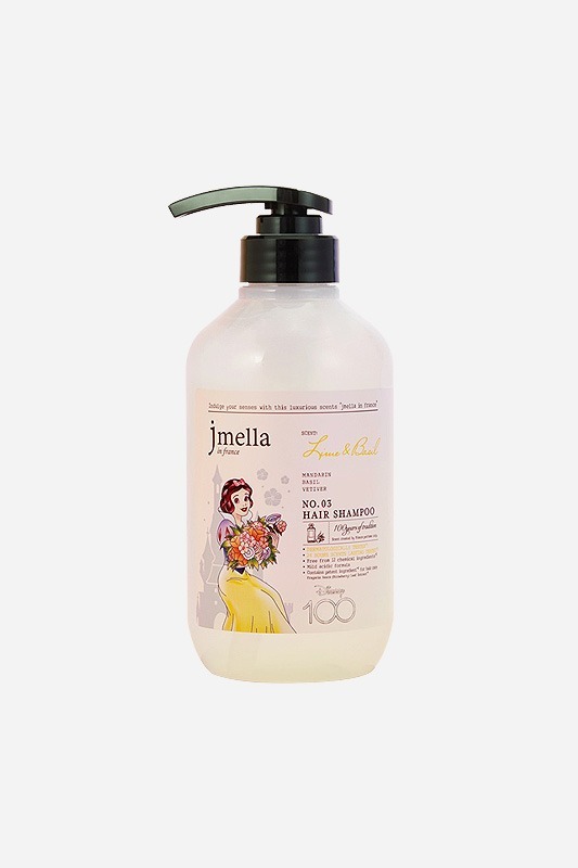 [100th Limited Edition]  JMella In France Lime and Basil Hair Shampoo Disney 500ml