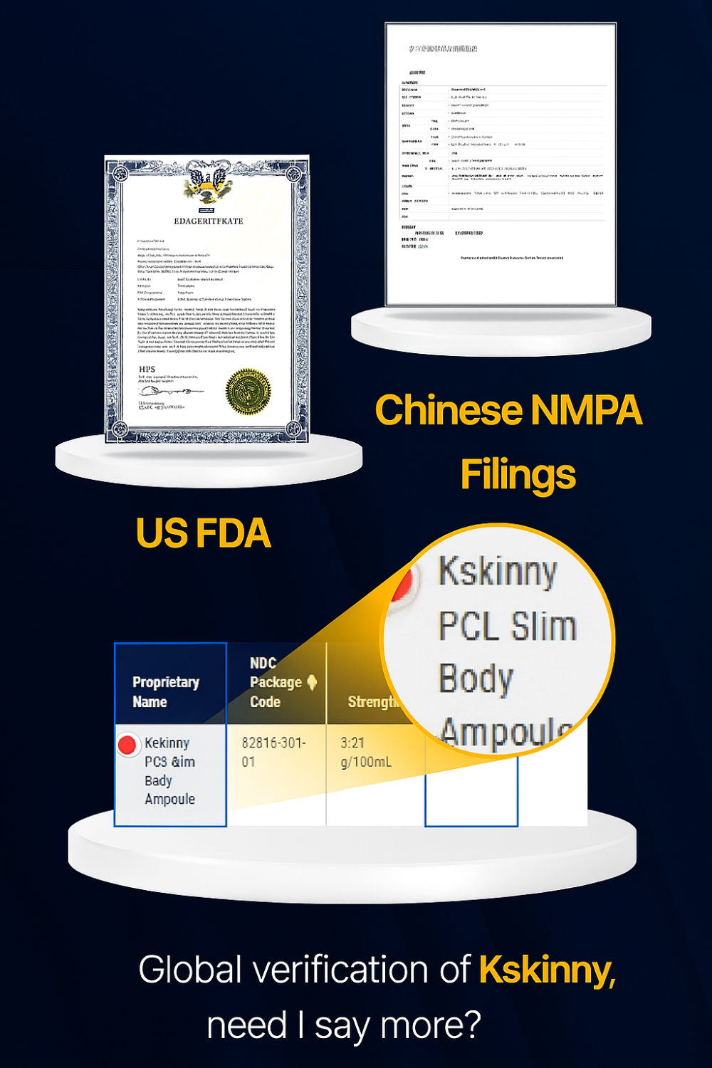 Kskinny PCL Body ampoule (KSK/1A) | YISOBI