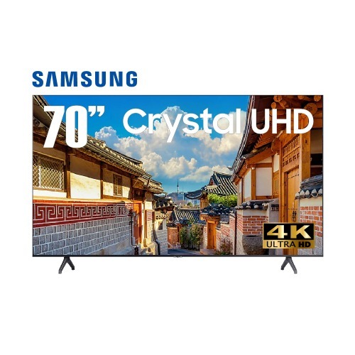 삼성 70인치 Crystal UHD 4K 스마트 TV 70TU7000 스탠드 벽걸이 티비