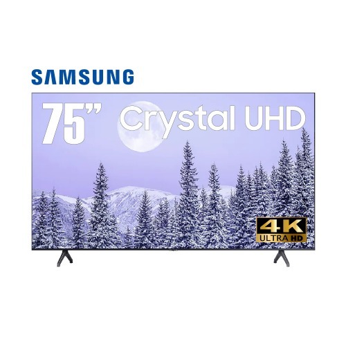 삼성 75인치 Crystal UHD 4K 스마트 TV 75TU7000 스탠드 벽걸이 티비
