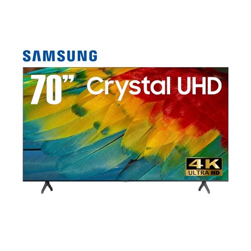 삼성 70인치 Crystal UHD 4K 스마트 TV 70AU7000 스탠드 벽걸이 티비