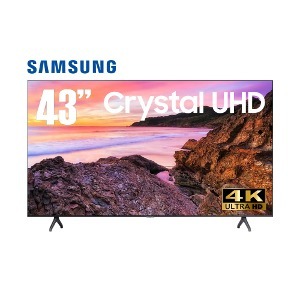 삼성 43인치 Crystal UHD 4K 스마트 TV 43AU7000 스탠드 벽걸이 티비