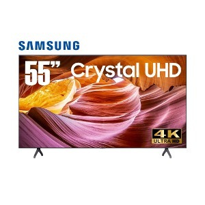 삼성 55인치 Crystal UHD 4K 스마트 TV 55AU7000 스탠드 벽걸이 티비