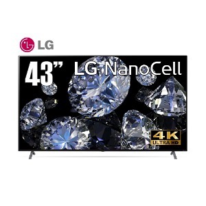 LG 43인치 나노셀 UHD 스마트 TV 43NANO75UPA 스탠드 벽걸이 티비
