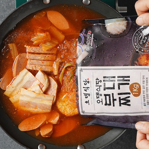포장 팩과 끓인 모습 · 사진: 오뎅식당 공식 온라인몰