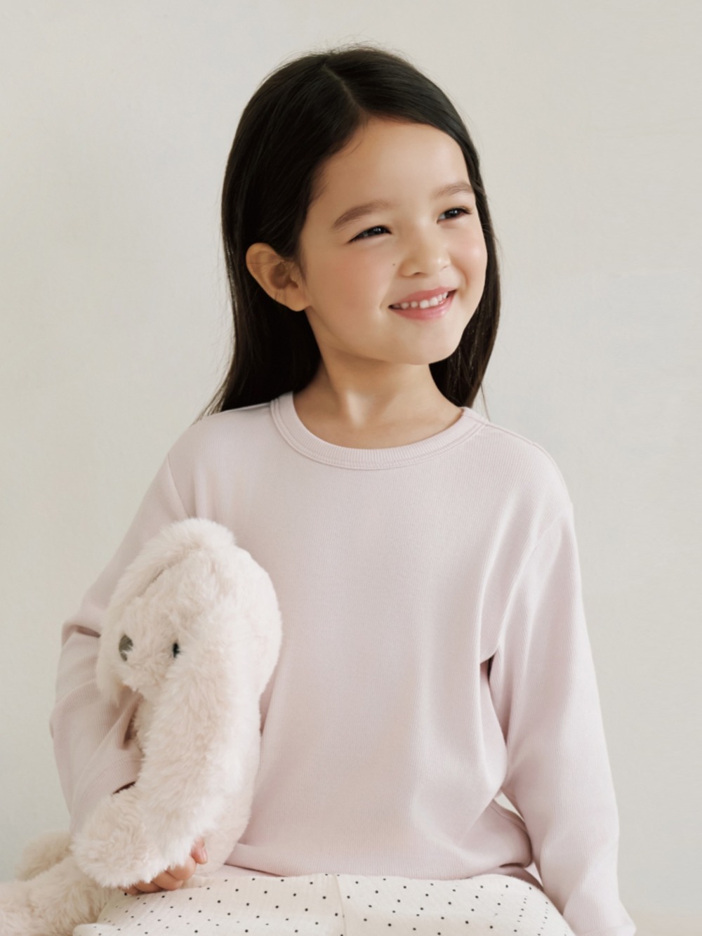 모달 골지 티셔츠