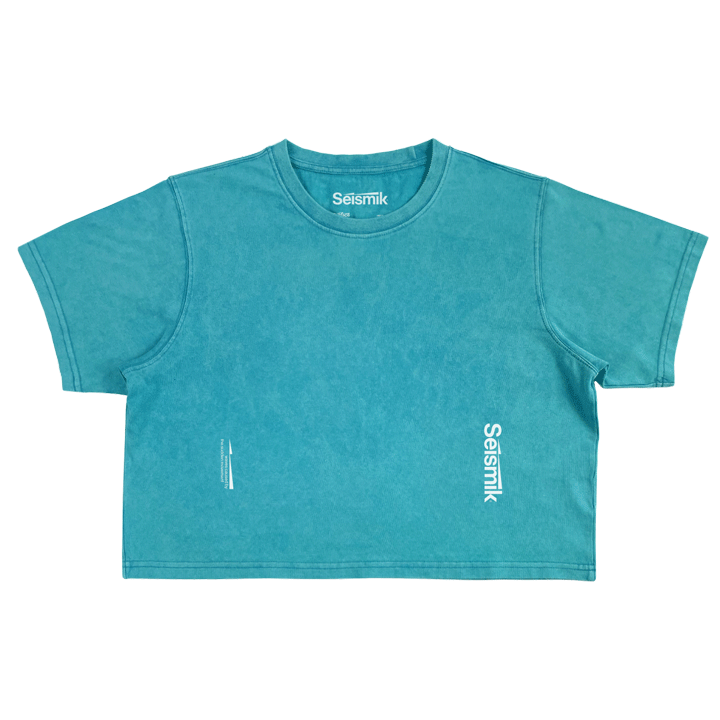 Stratum Crop T-Shirt Caribbean Blue