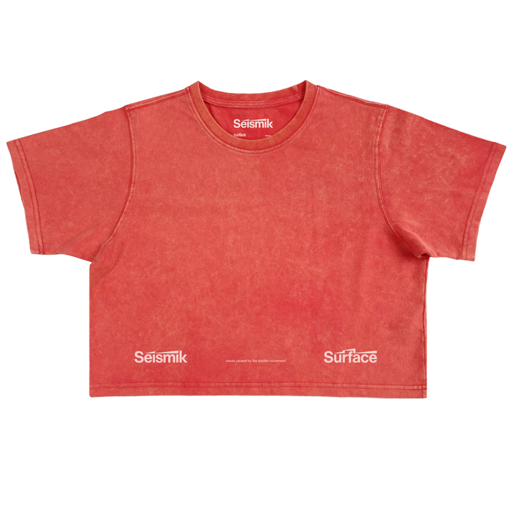 Stratum Crop T-Shirt Indian Red