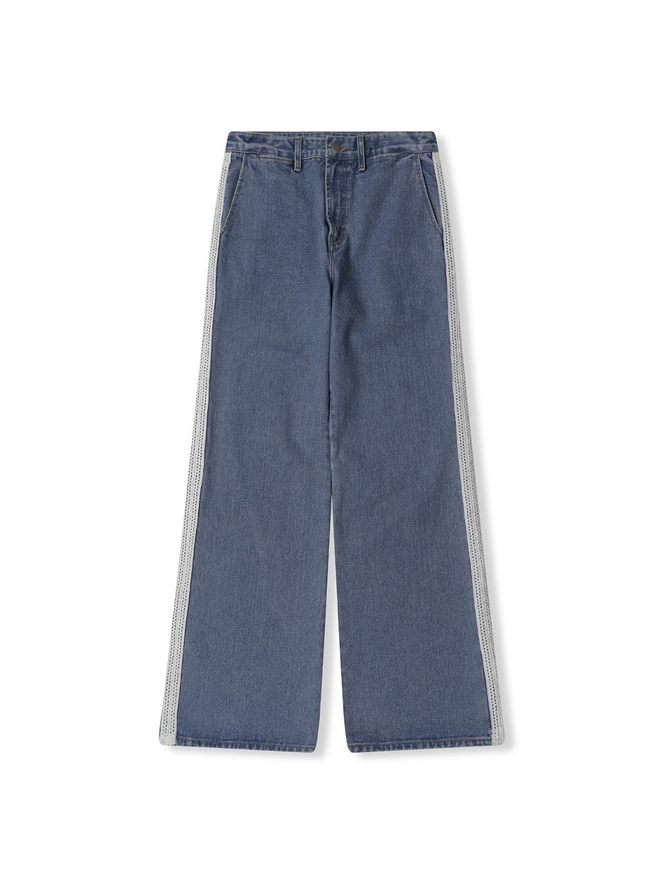 韓国商品/FRITUR Lace Track Denim Lace Track Denim_F243DE01 - FRITUR