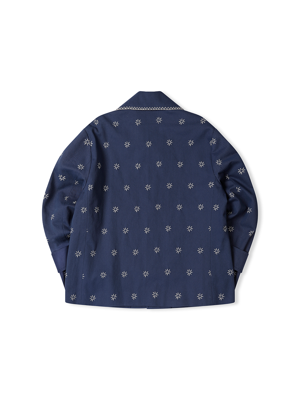 ★FRITUR★ Embroidery Work Jacket Blue_F243JK02 Embroidery Work Jacket Blue_F243JK02 - FRITUR