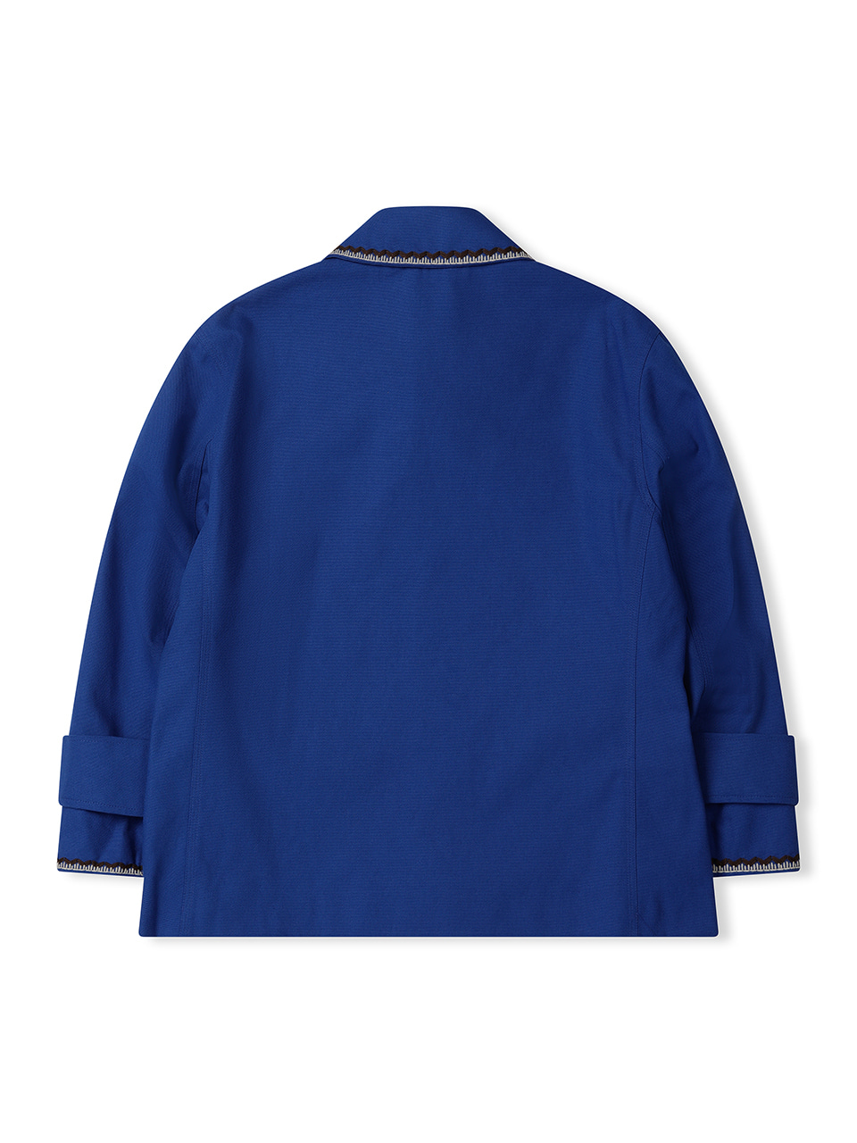 ■FRITUR■ Embroidery Work Jacket Olive_F243JK02 Embroidered Canvas Zip Jacket [Olive] - KidSuper