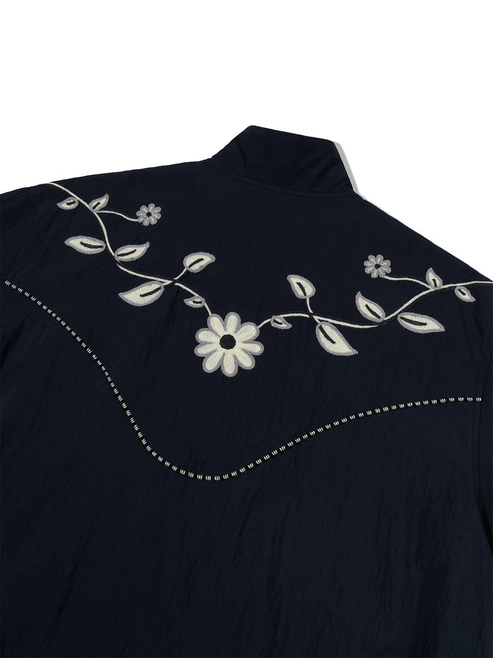 韓国商品/FRITUR Embroidery Western Windbreaker Embroidery Western Windbreaker Navy_F251JK06 - FRITUR