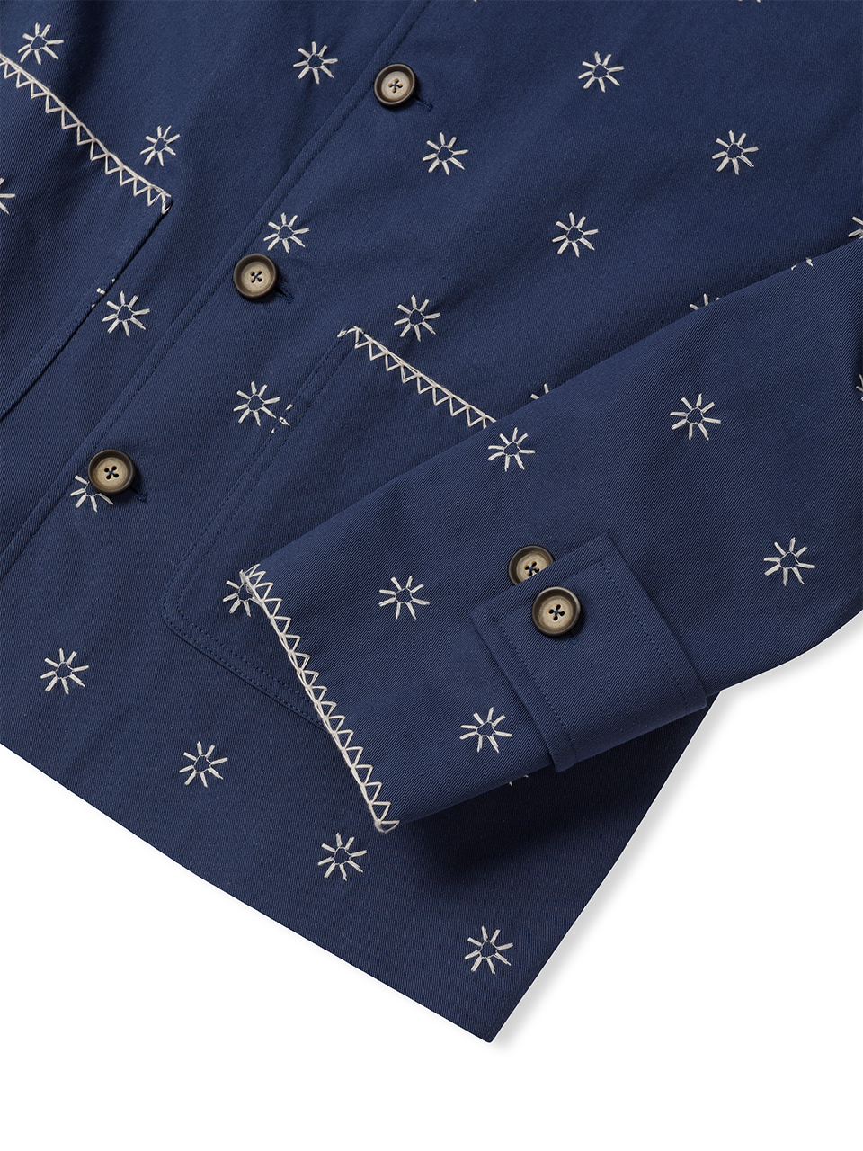 ■FRITUR■ The KYOTO Jacket Blue_F243JK01 FRITUR❊ | The Kyoto Quilting Jacket Blue✨ FRITUR MAN