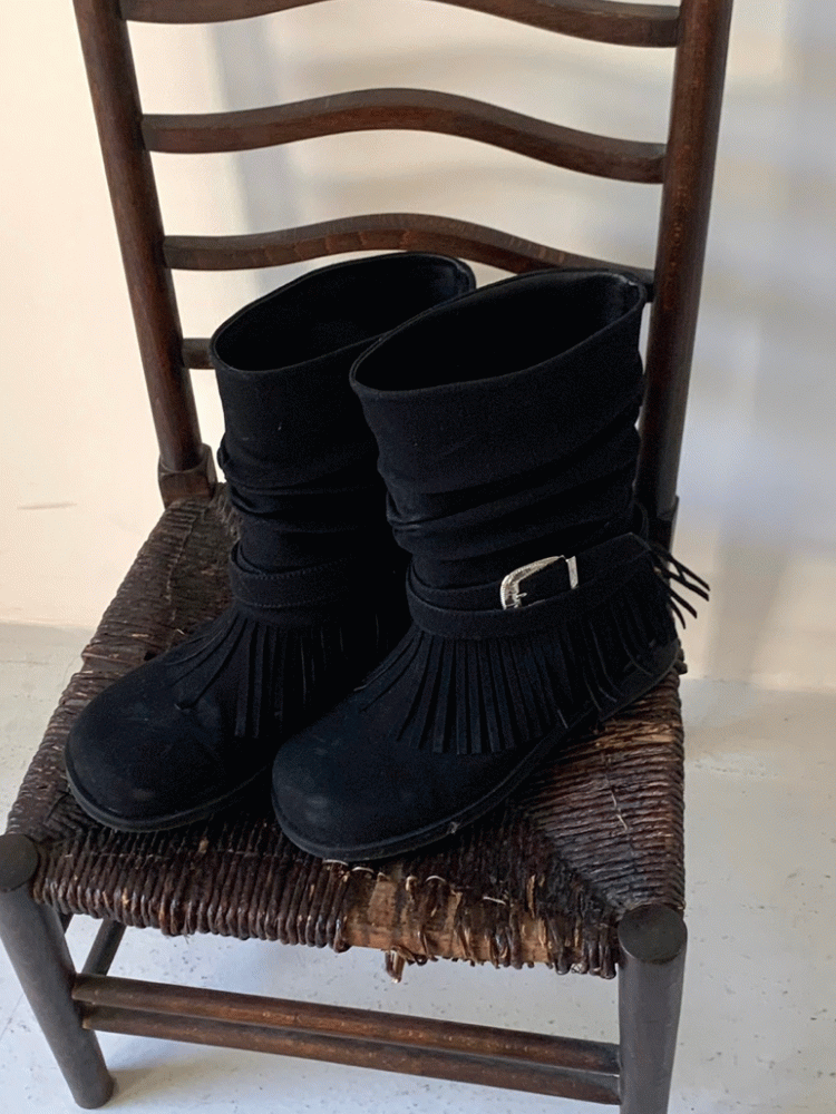 벨루치 스웨이드 테슬 부츠 _  Beluchi tassel boots
