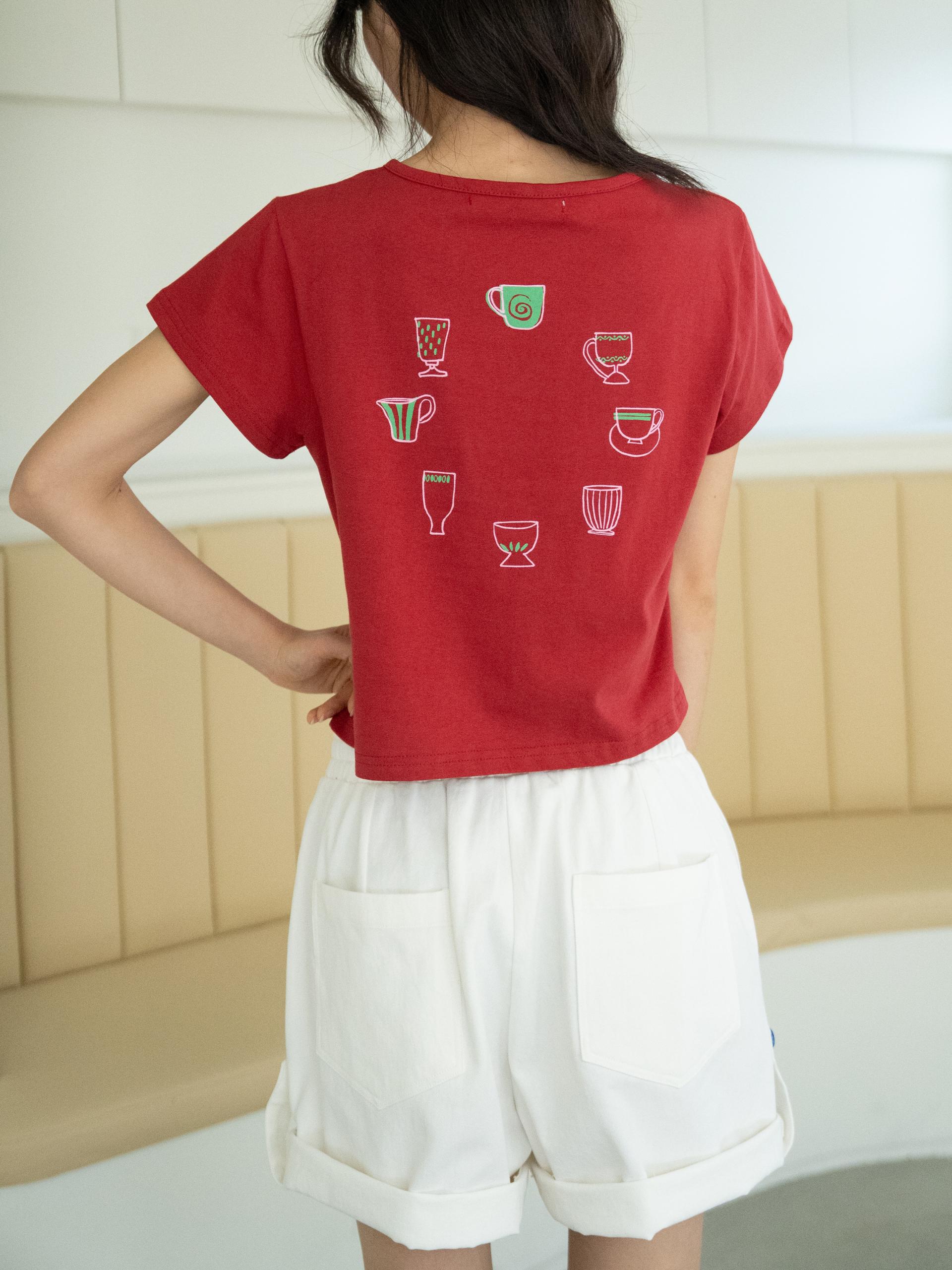 TEA CLUB REGULAR T (RED)