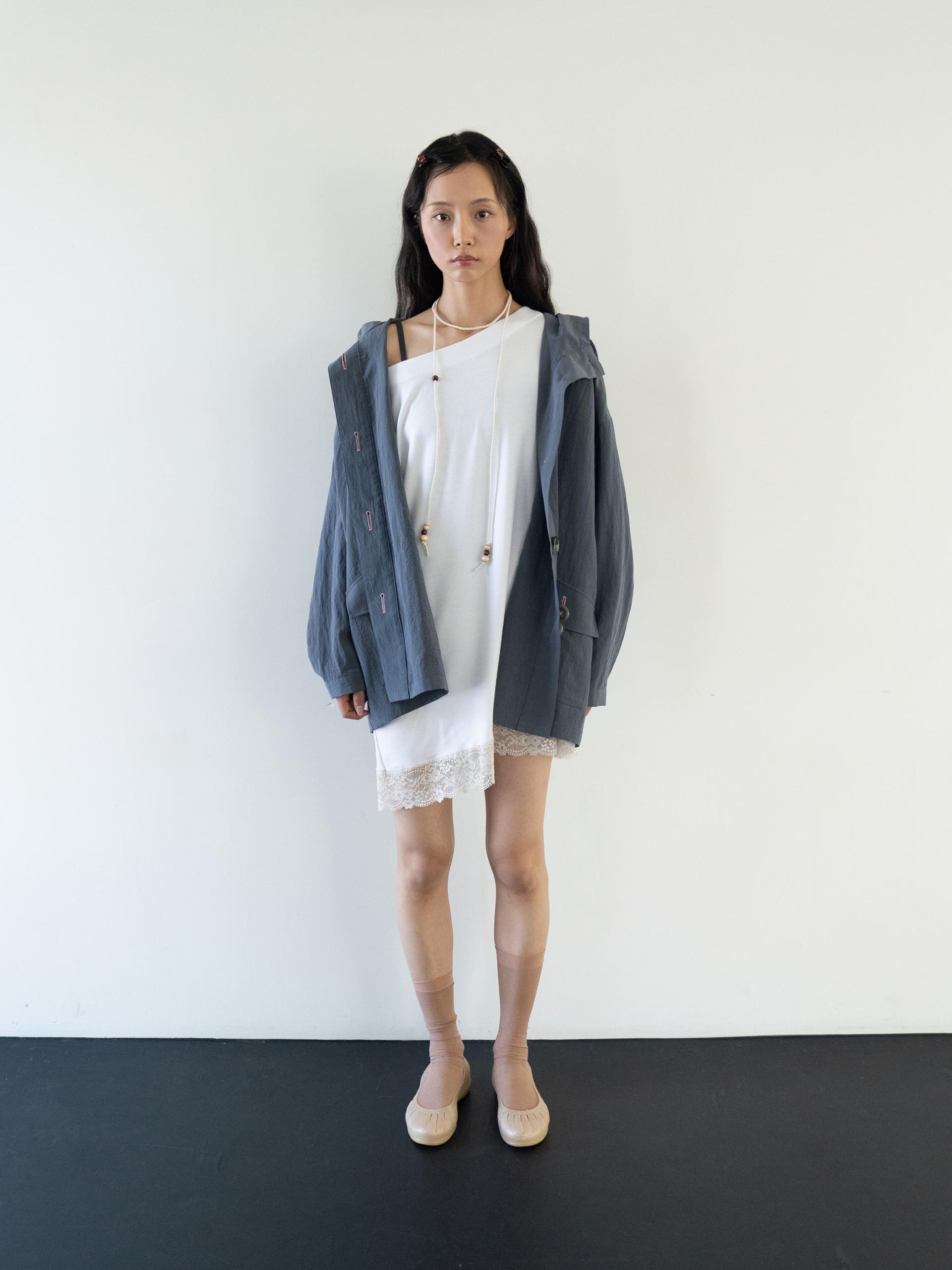 LACE LOOSE T (WHITE)