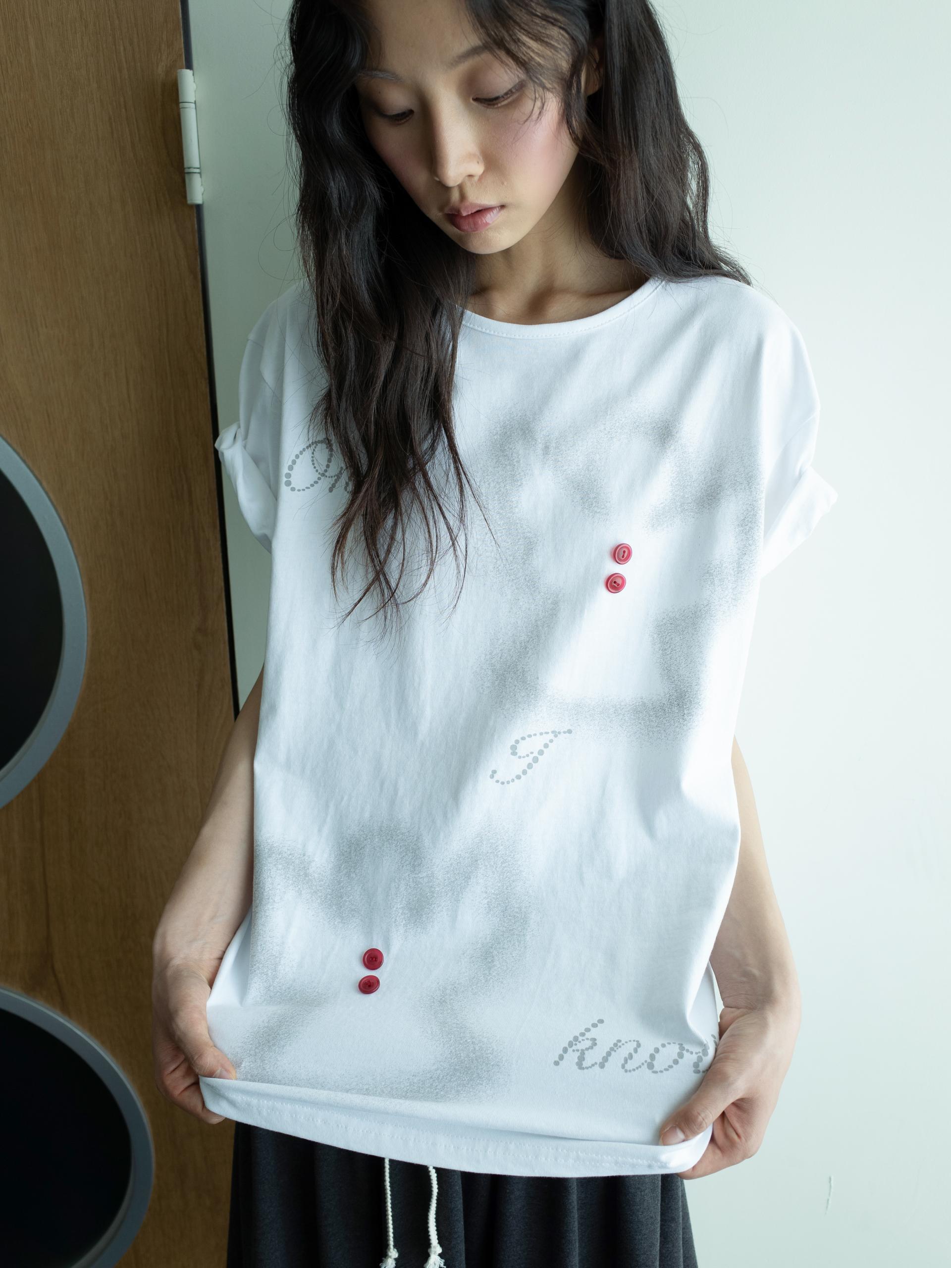 ANGEL BUTTON T (WHITE)