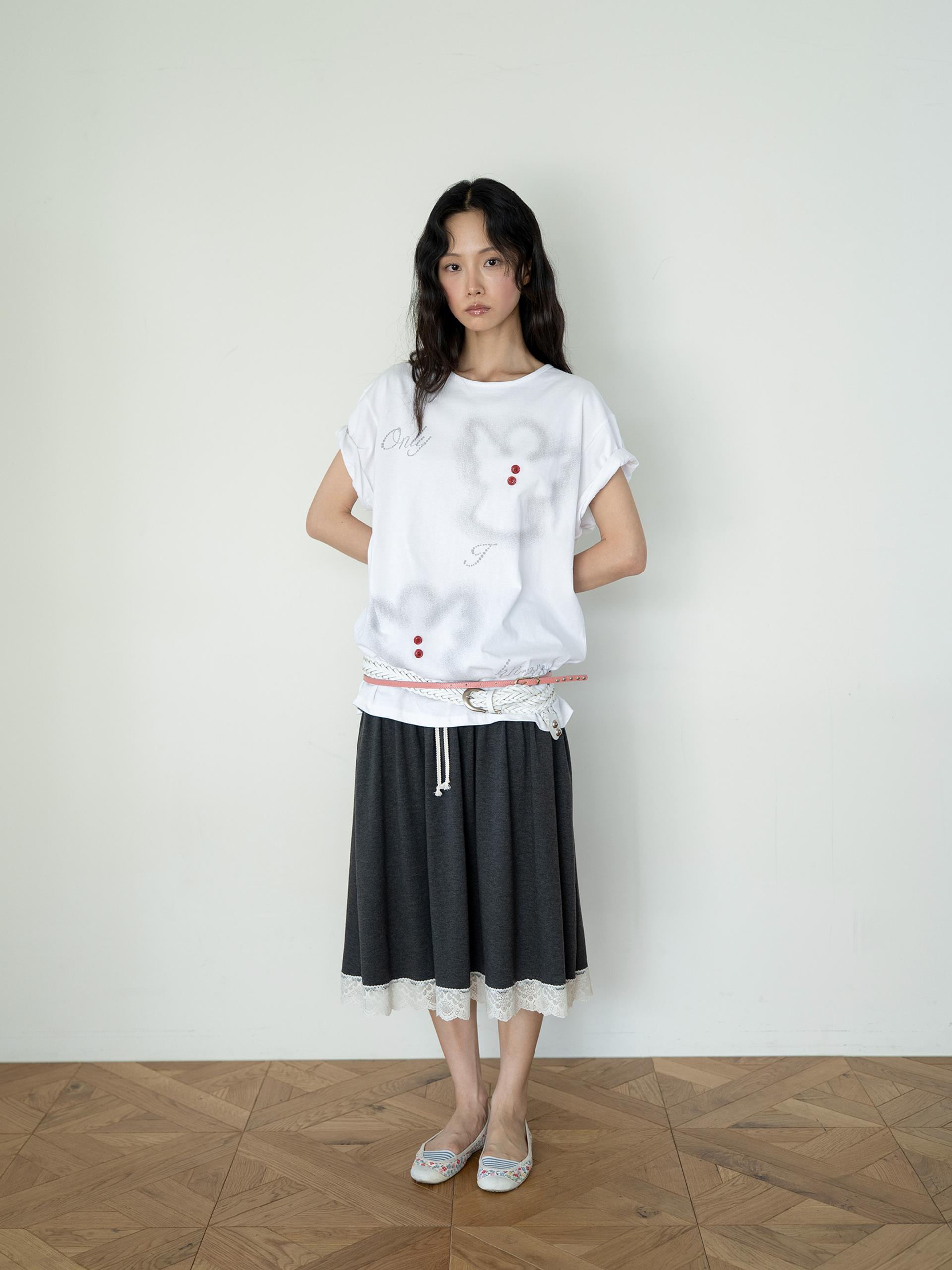 ANGEL BUTTON T (WHITE)