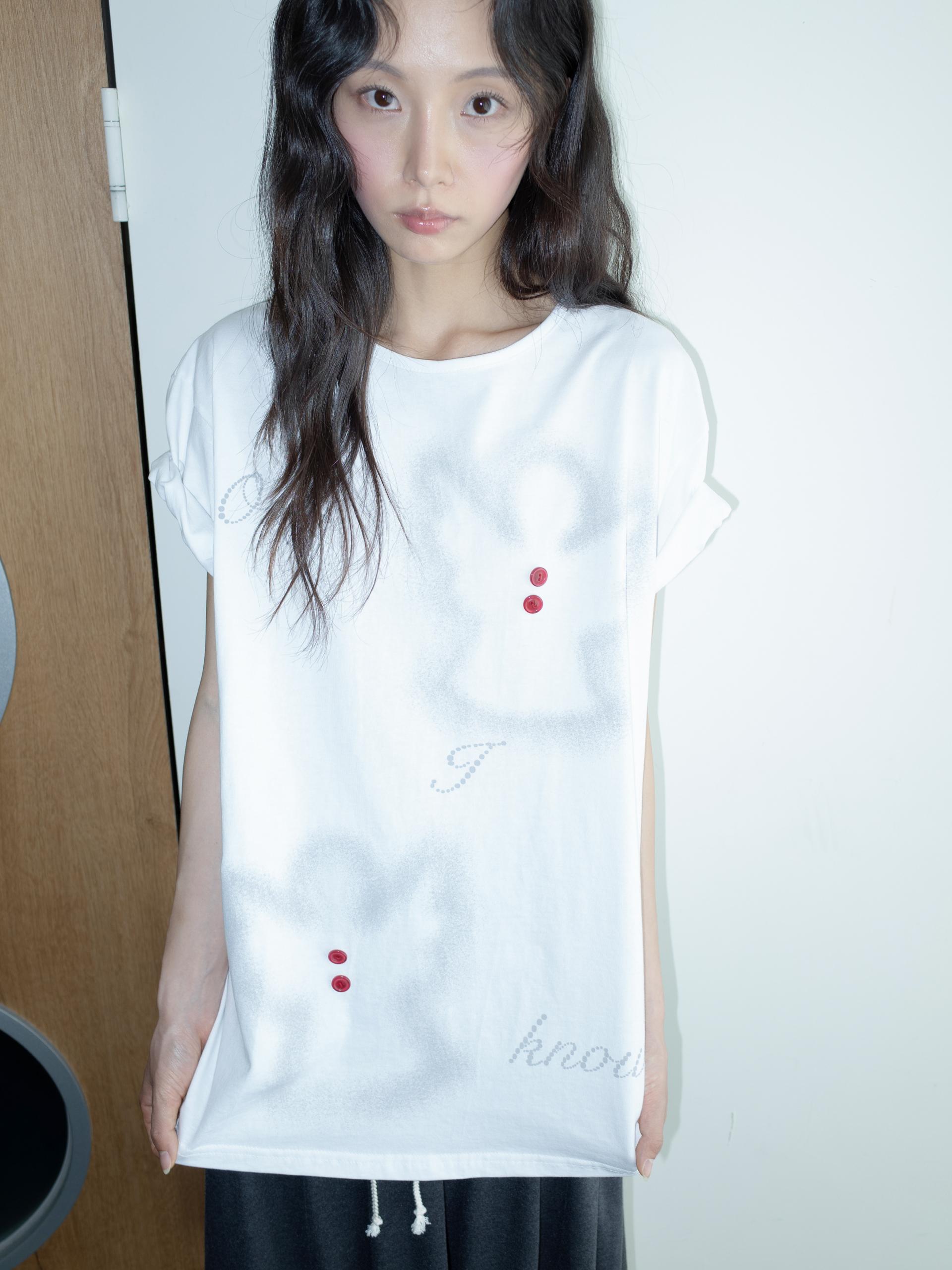 ANGEL BUTTON T (WHITE)