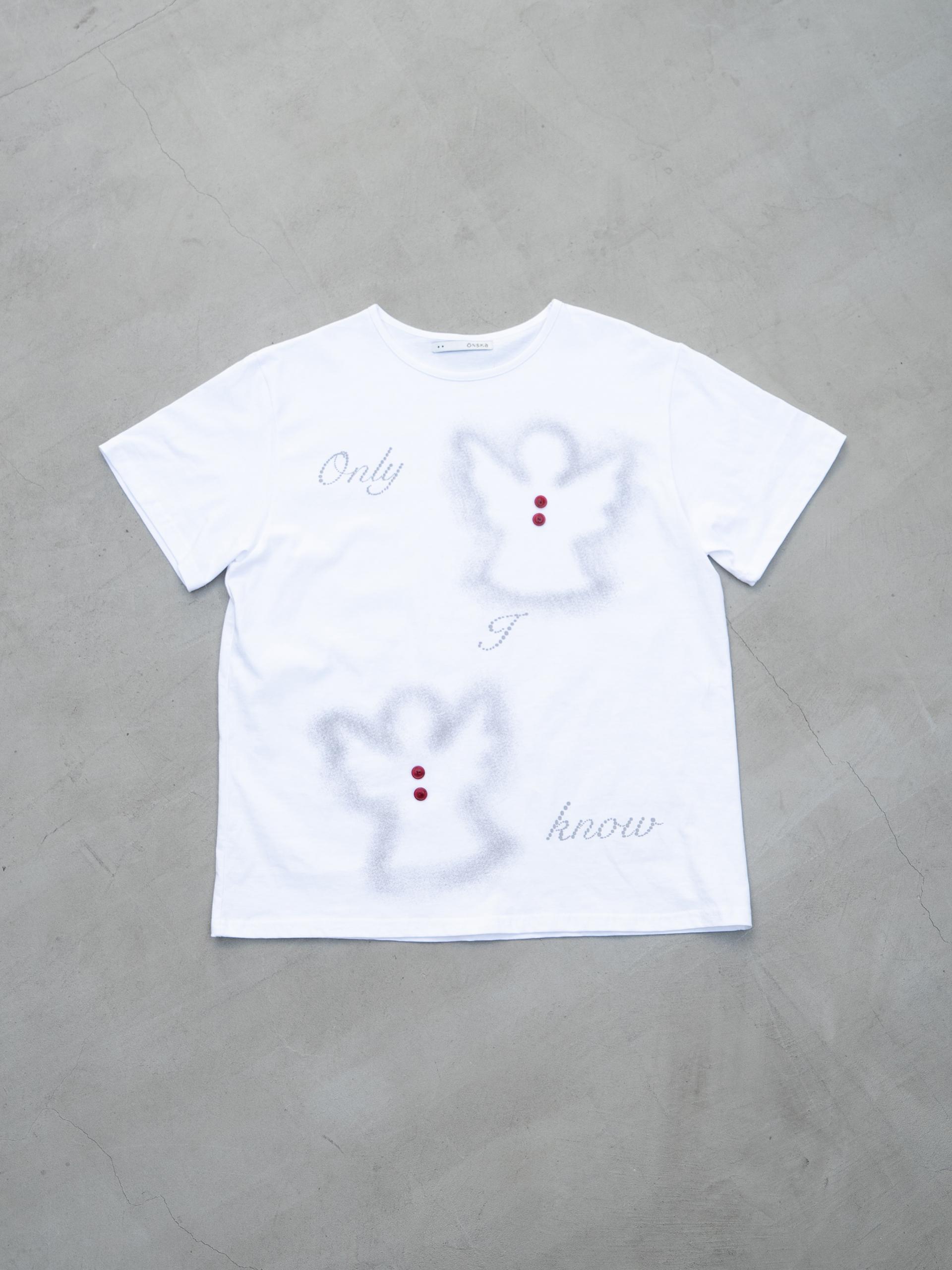 ANGEL BUTTON T (WHITE)