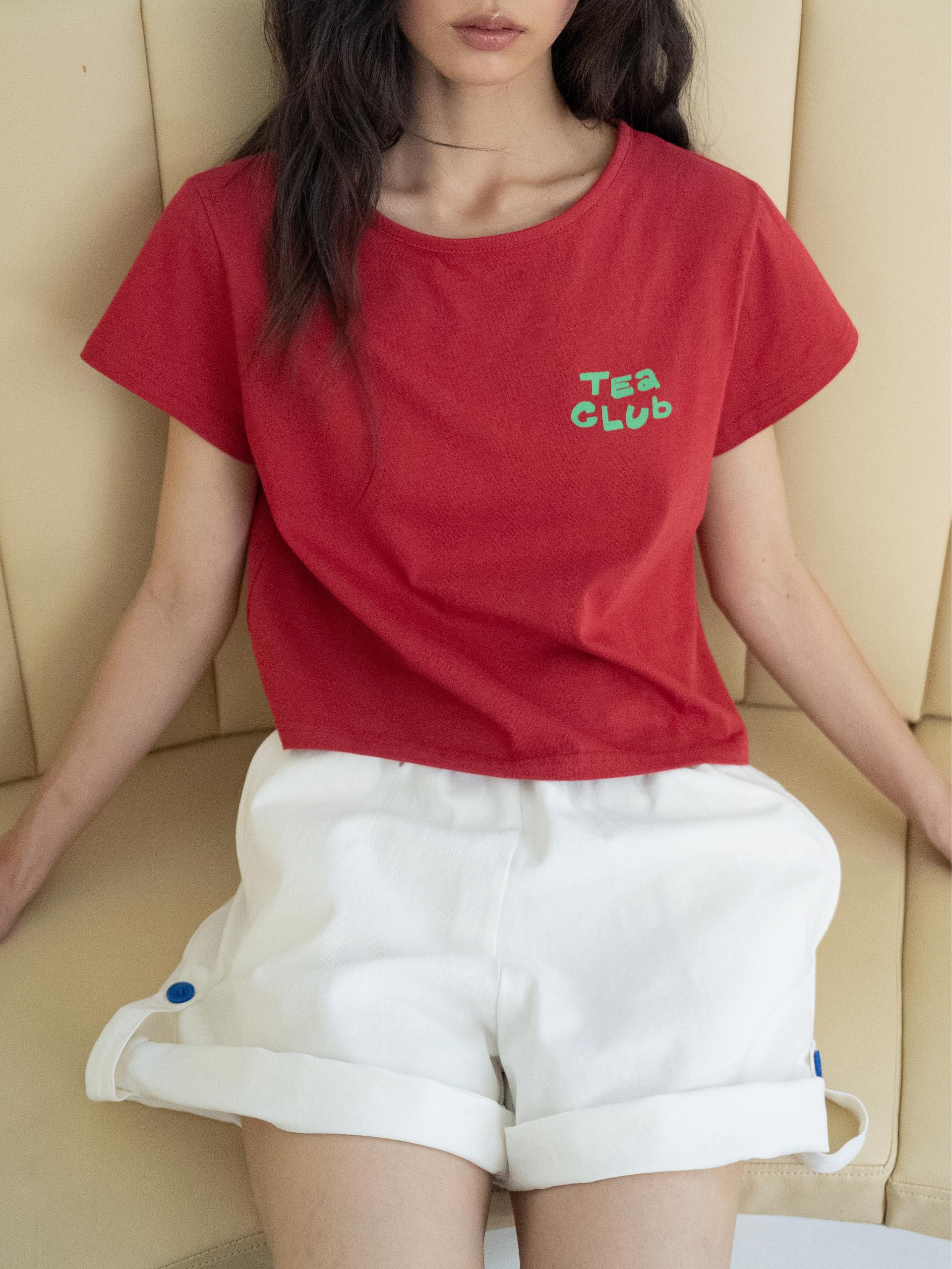 TEA CLUB REGULAR T (RED)