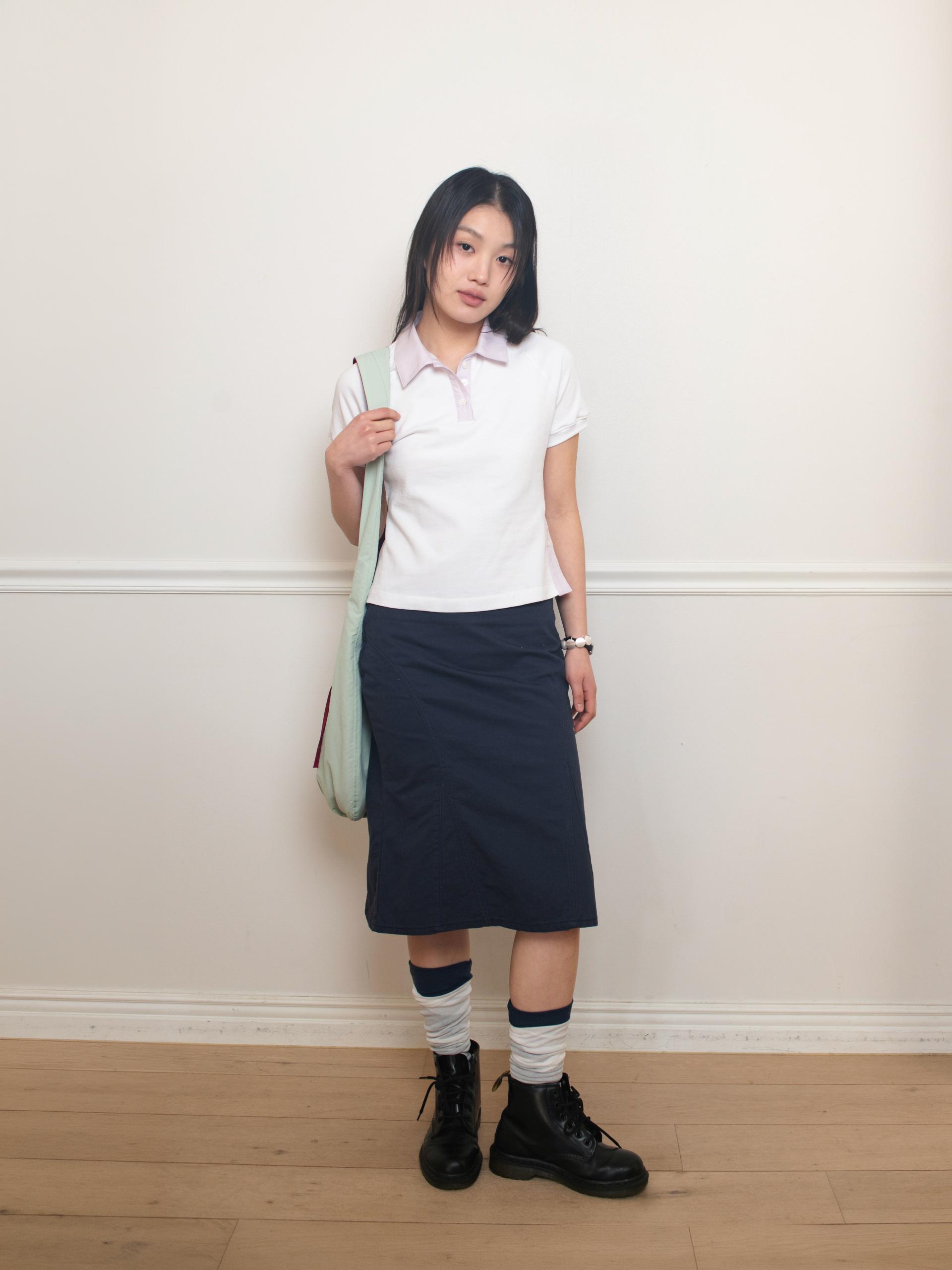 BUTTON POLO T (WHITE)