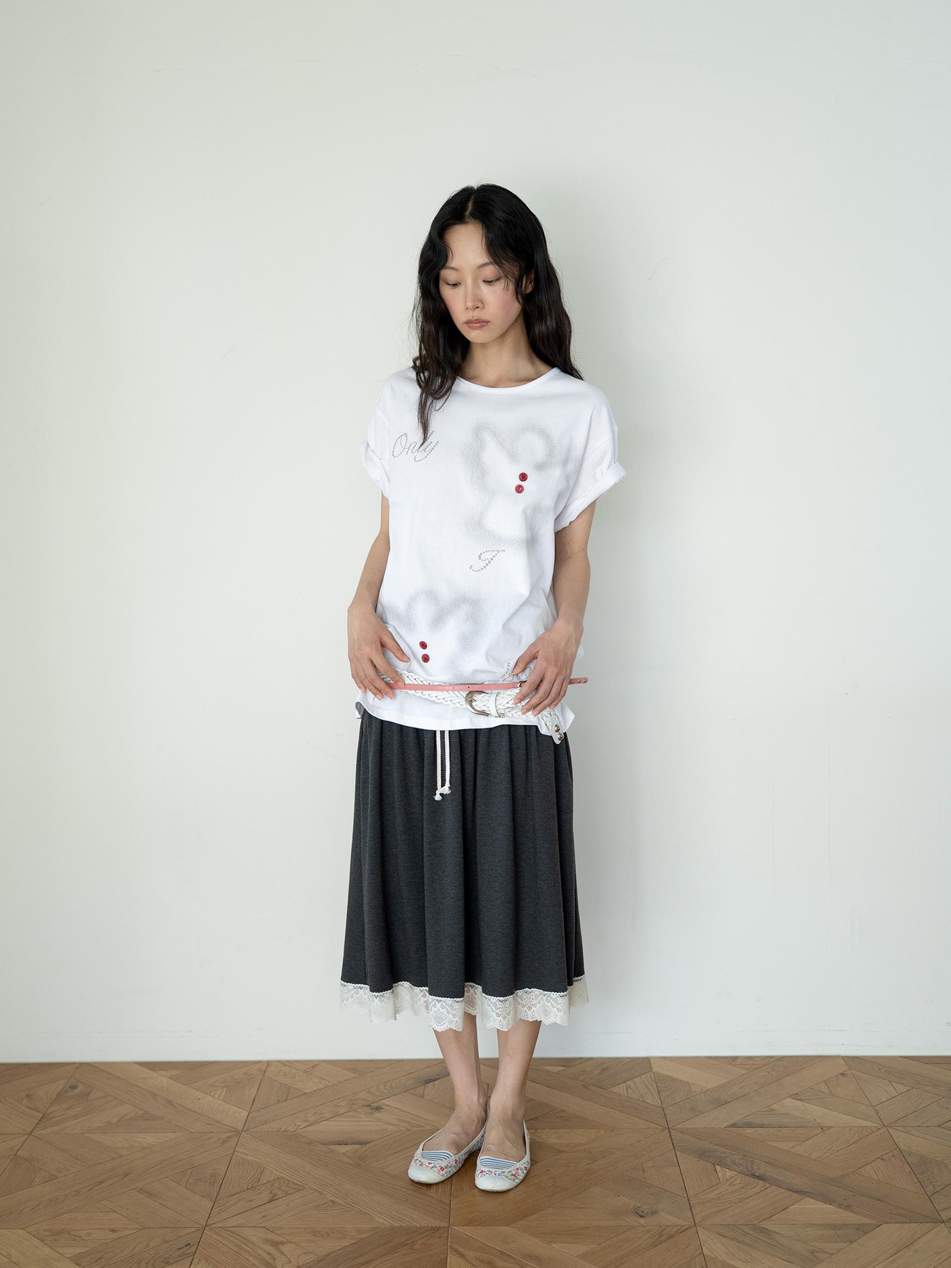 ANGEL BUTTON T (WHITE)
