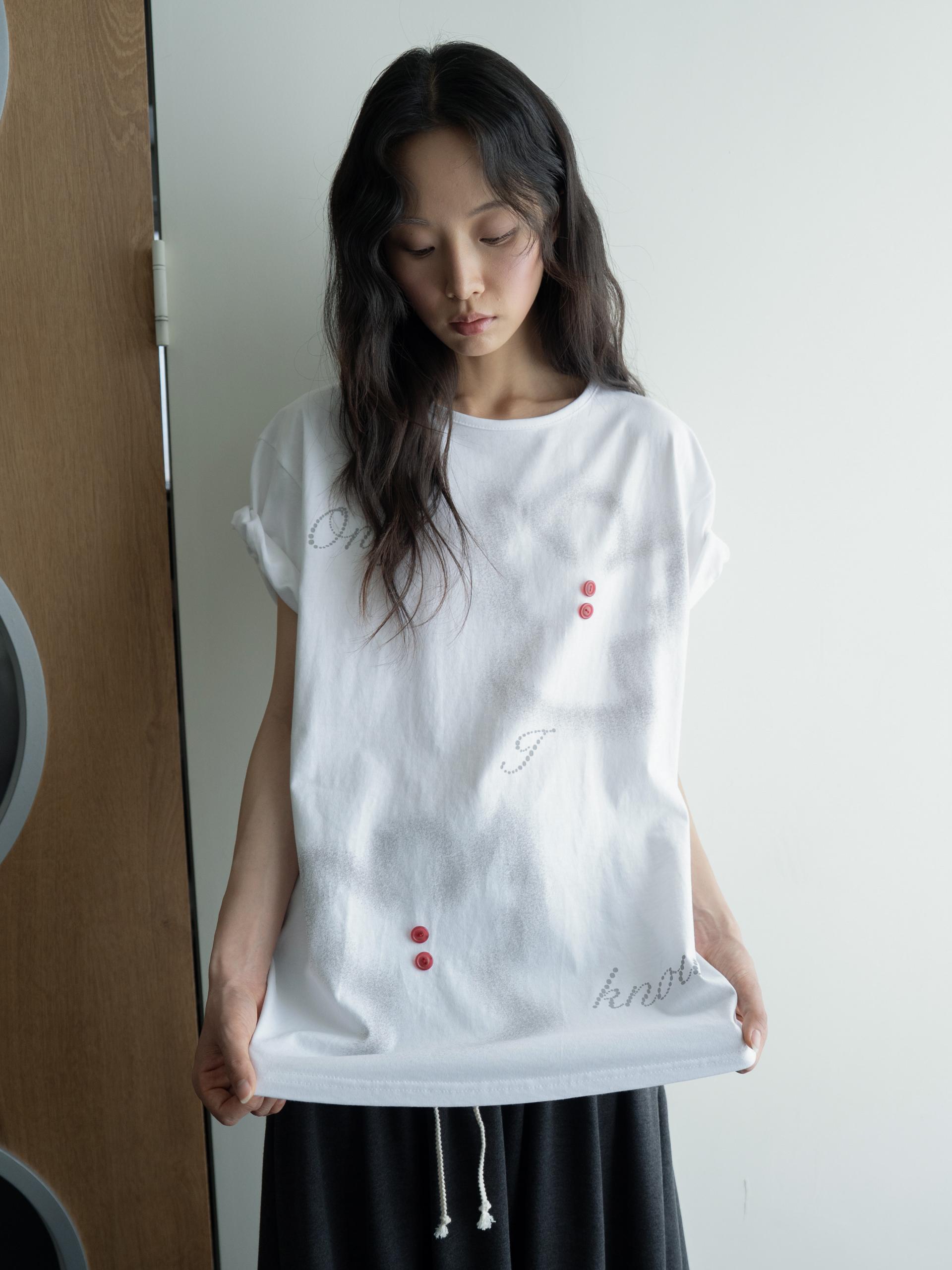ANGEL BUTTON T (WHITE)
