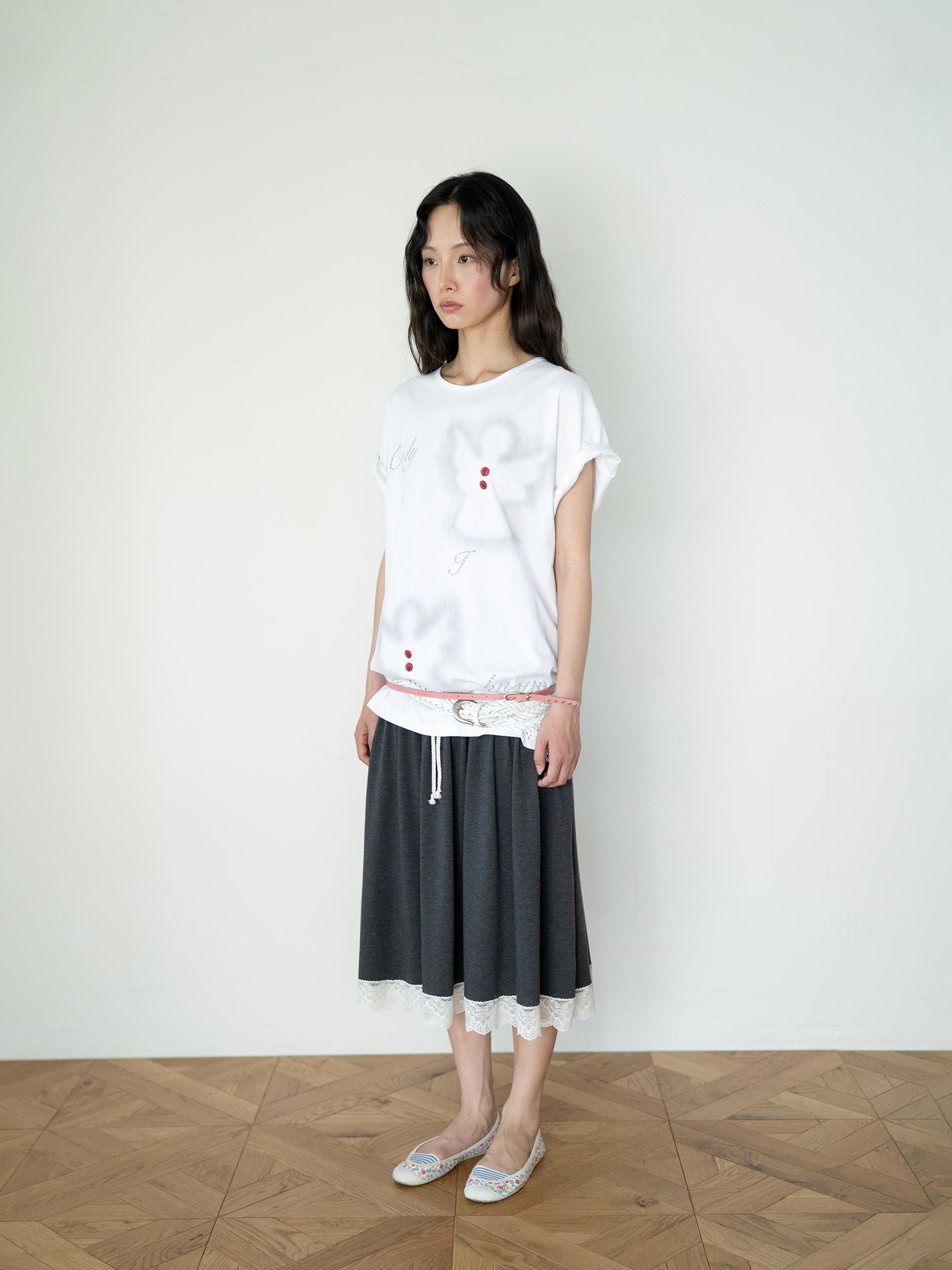 ANGEL BUTTON T (WHITE)
