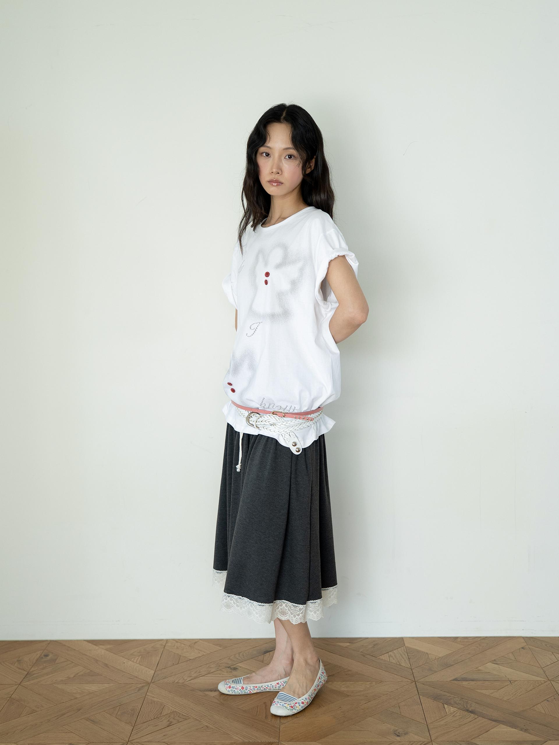 ANGEL BUTTON T (WHITE)