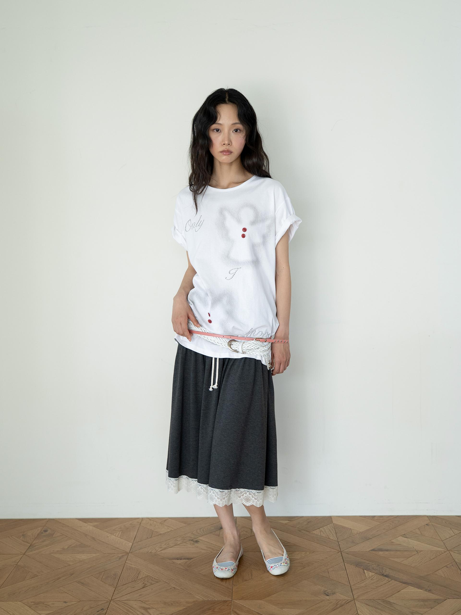 ANGEL BUTTON T (WHITE)