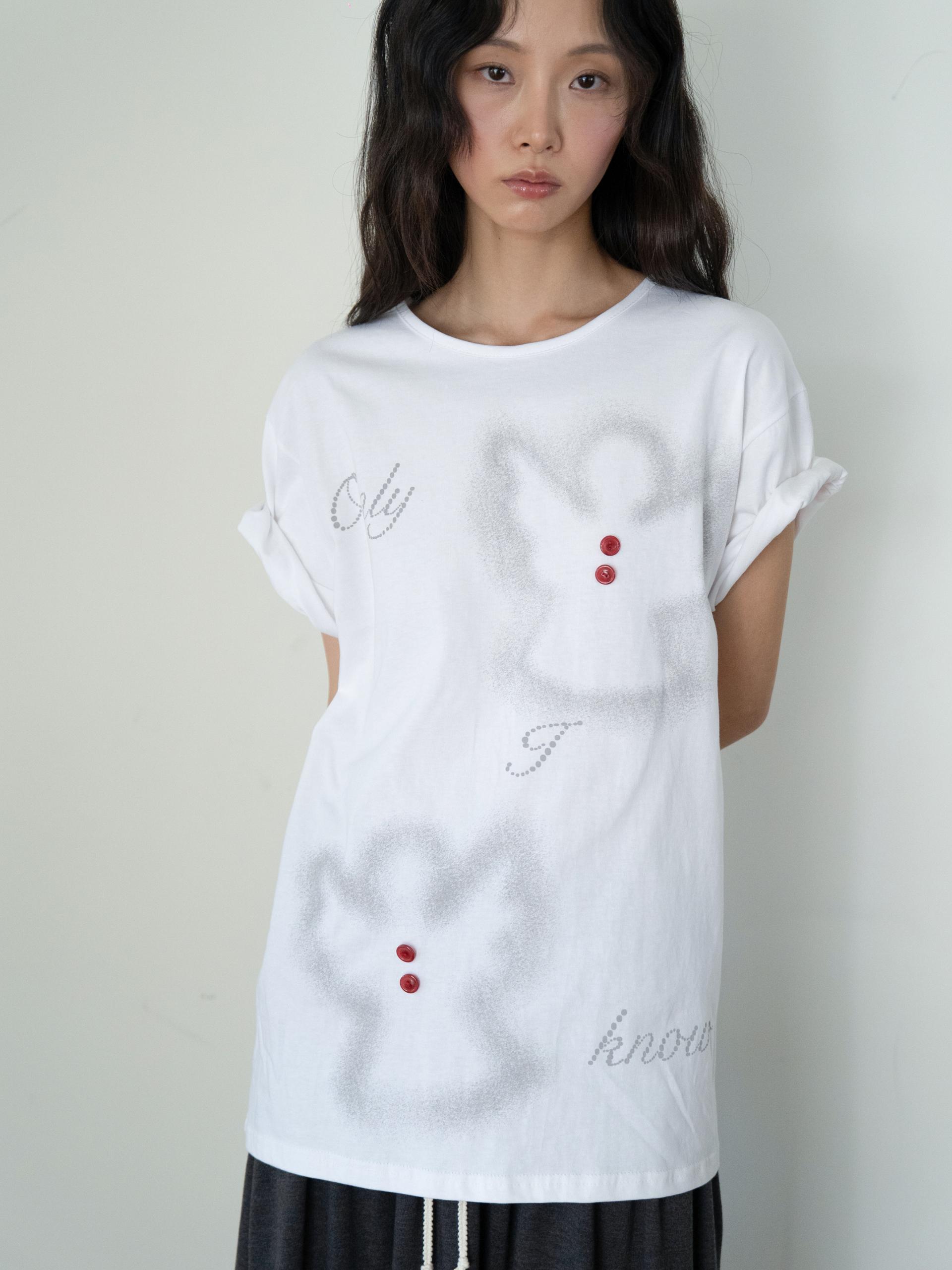 ANGEL BUTTON T (WHITE)