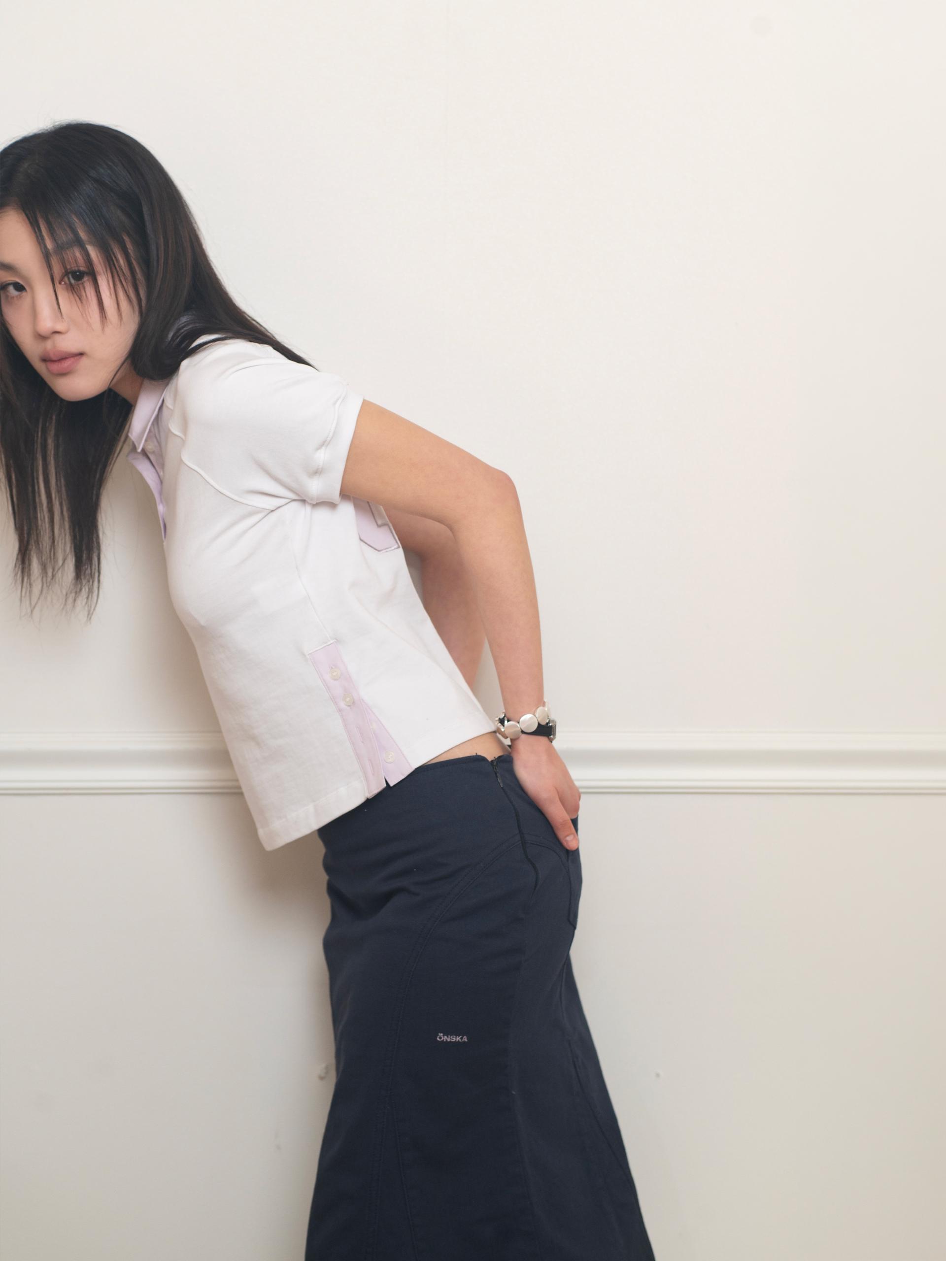 BUTTON POLO T (WHITE)