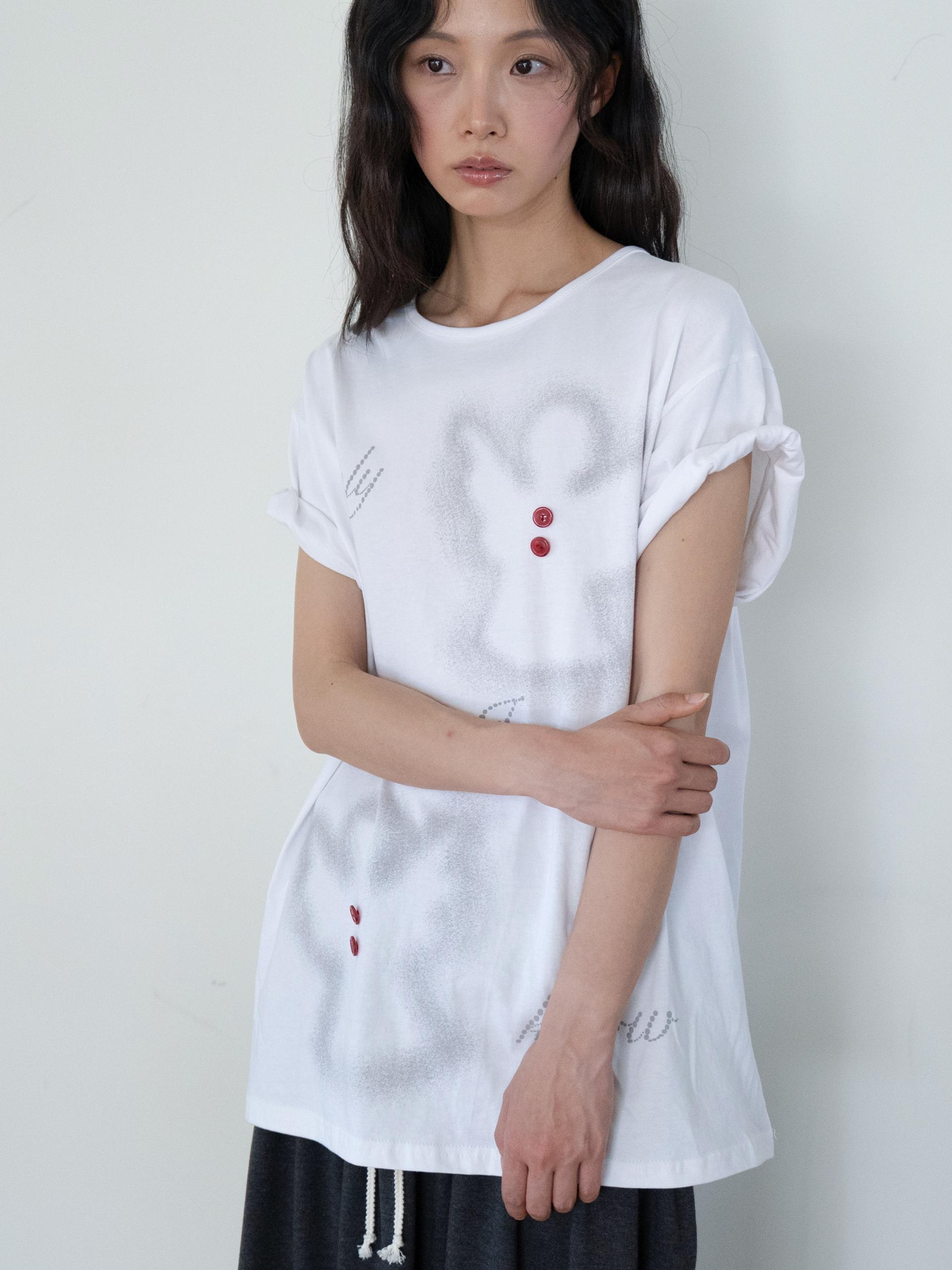 ANGEL BUTTON T (WHITE)