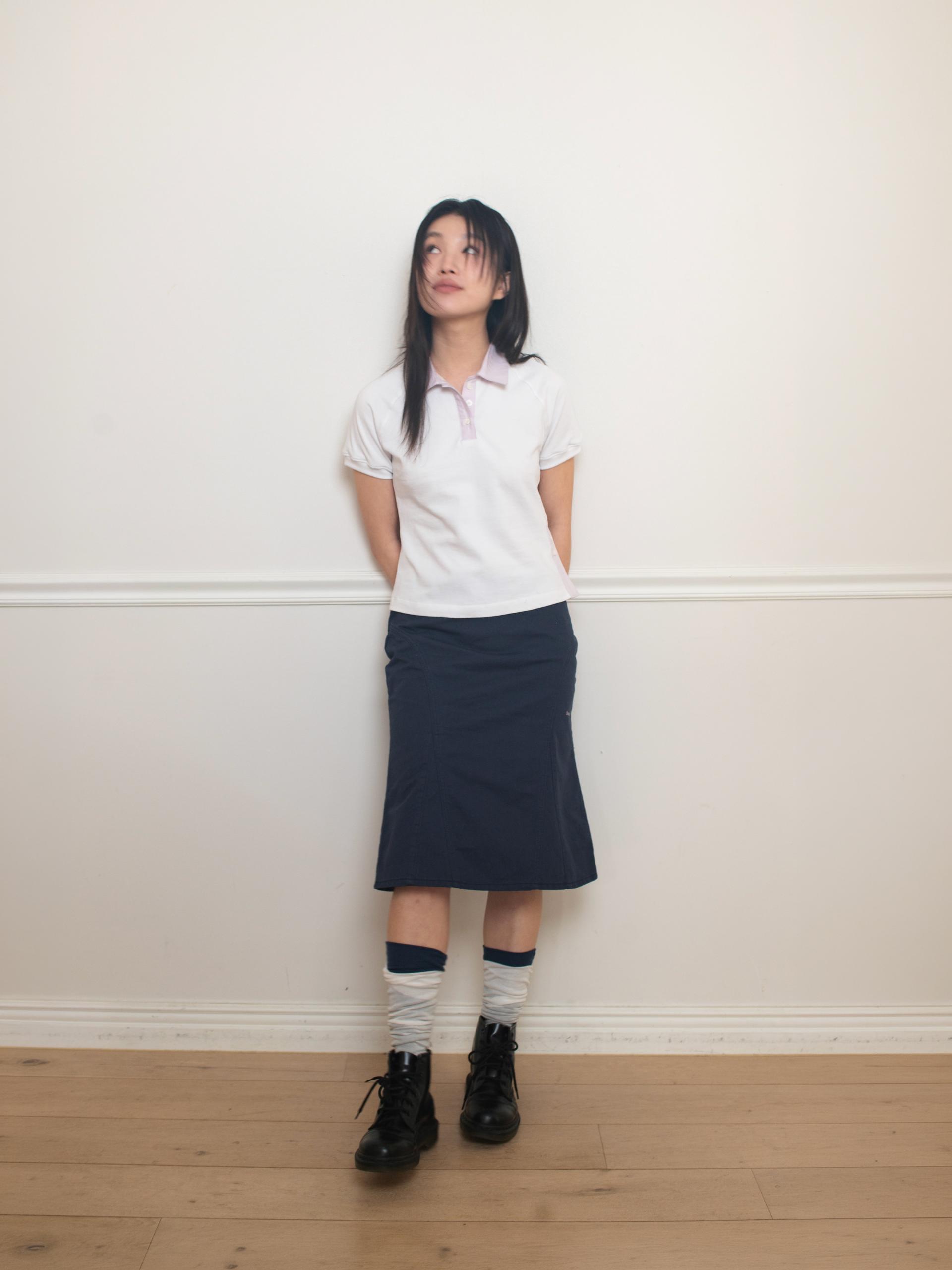 BUTTON POLO T (WHITE)