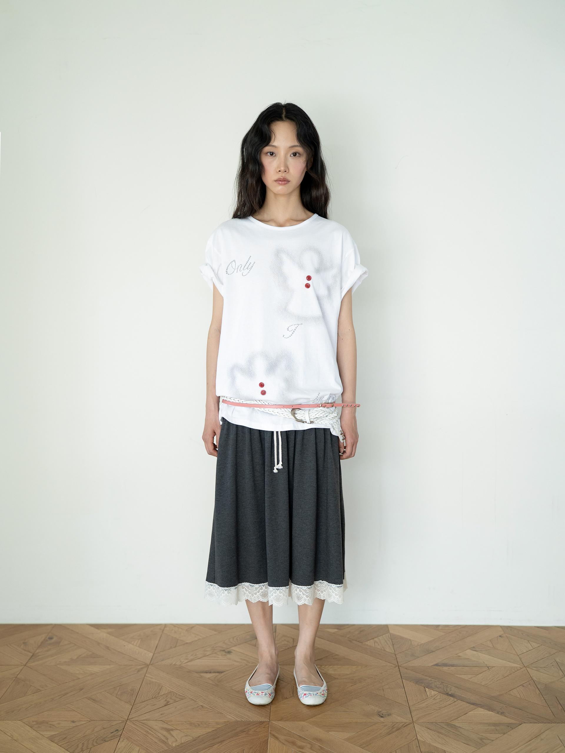 ANGEL BUTTON T (WHITE)