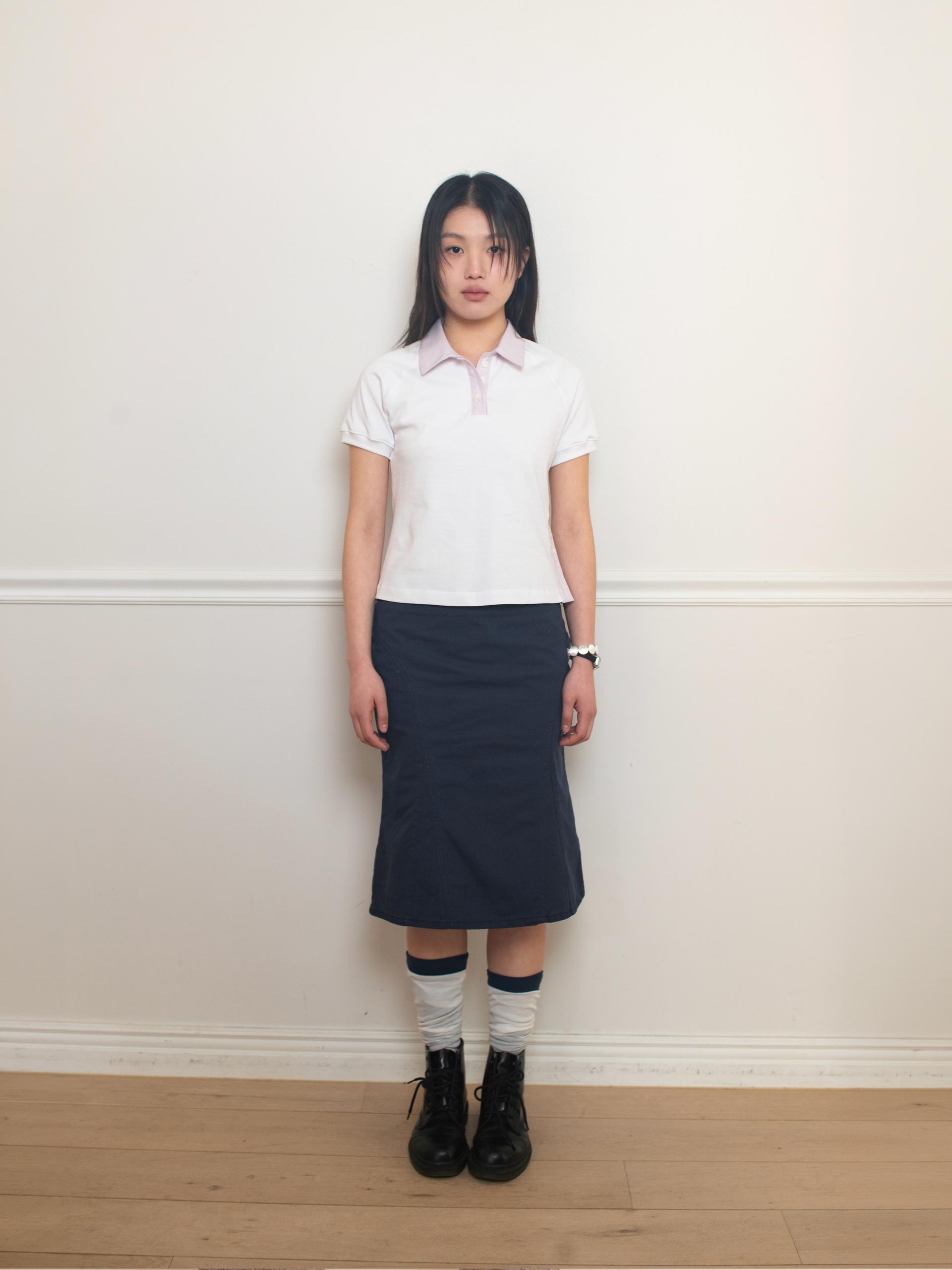 BUTTON POLO T (WHITE)