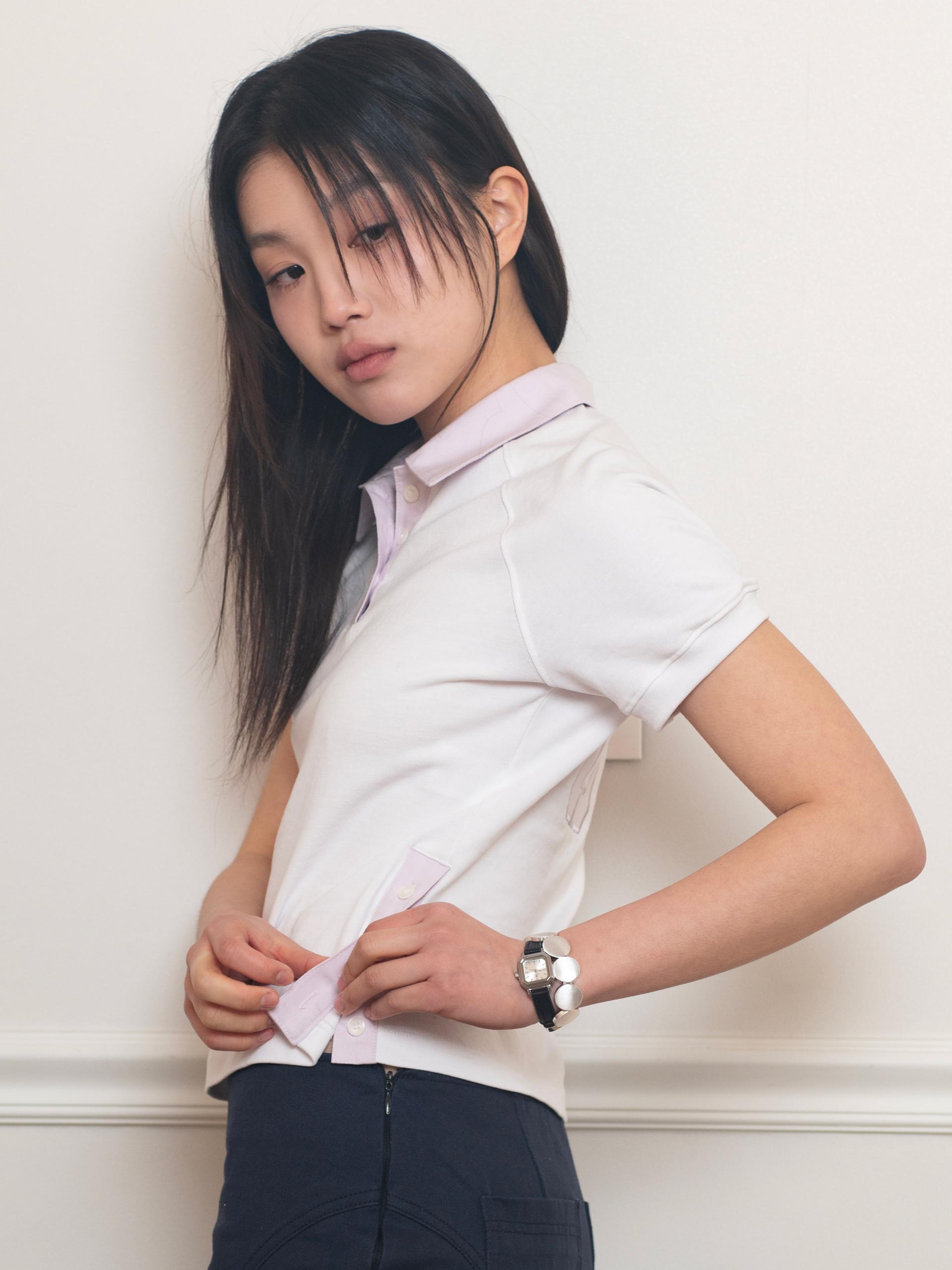 BUTTON POLO T (WHITE)
