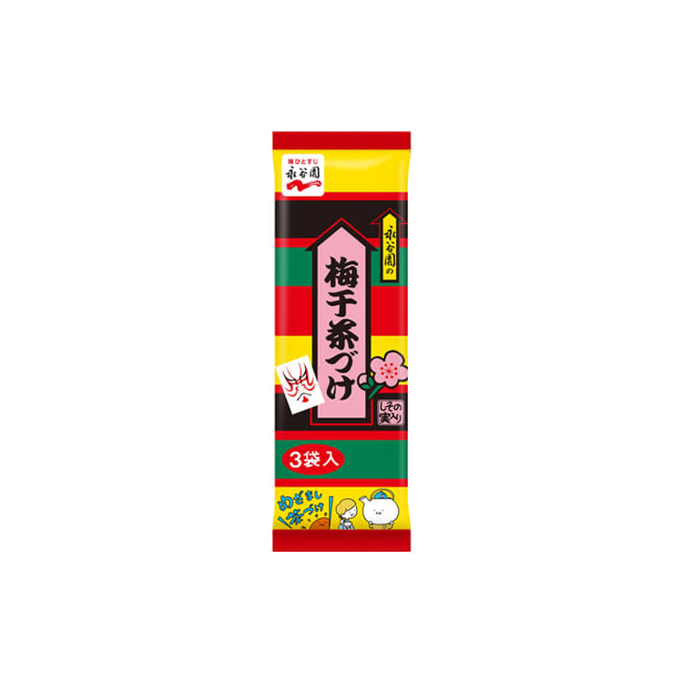 [나가타니엔] 우메보시차즈케 매실맛 3개입 16.8g