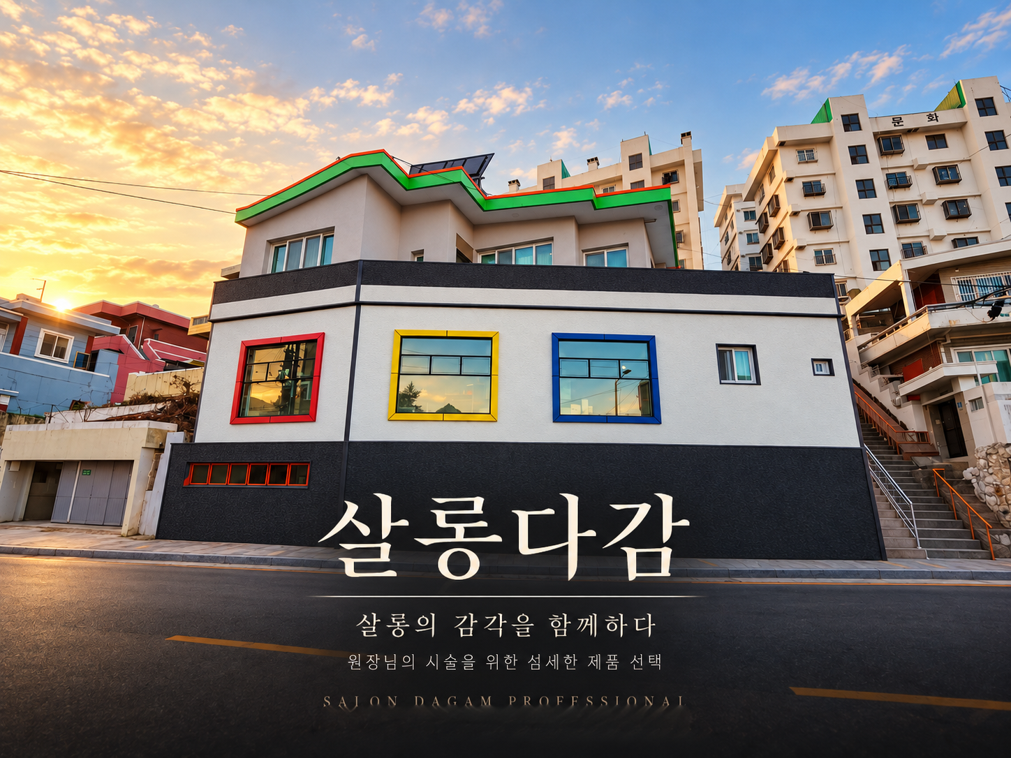 살롱다감 사무실 건물 외관